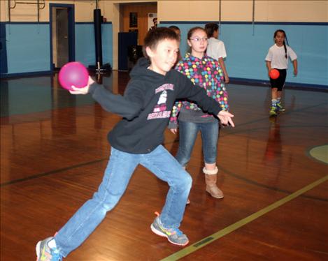 St. Ignatius students are part of the Big Sky Fit Kids Club and put in some gym time before school starts.