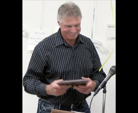 Roger Starkel, a local potato farmer, was honored as producer of the year.