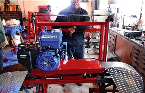 Volunteers from The Church on the Move in Plains fabricated, built and shipped a sawmill to Fiji to help build homes.