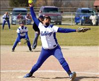 Softball team learning the ropes