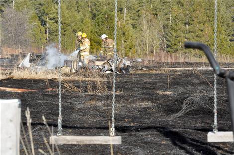 A March 31 private burn in Ronan grew out of control when the wind picked up.