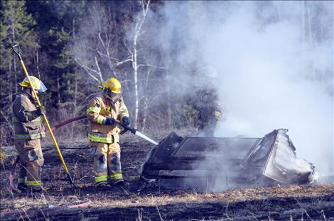 A March 31 private burn in Ronan grew out of control when the wind picked up.