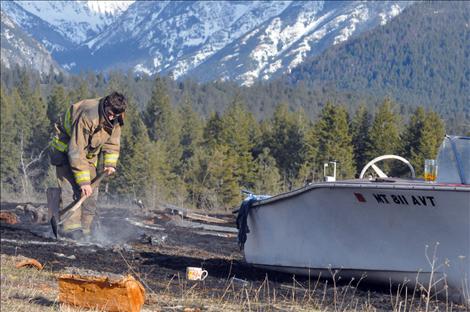 A March 31 private burn in Ronan grew out of control when the wind picked up.