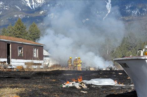 A March 31 private burn in Ronan grew out of control when the wind picked up.