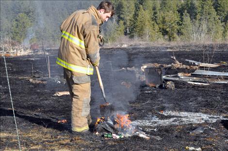 A March 31 private burn in Ronan grew out of control when the wind picked up.