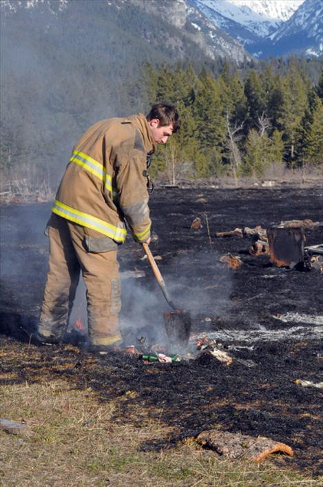 A March 31 private burn in Ronan grew out of control when the wind picked up.