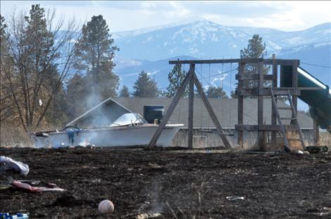 A March 31 private burn in Ronan grew out of control when the wind picked up.