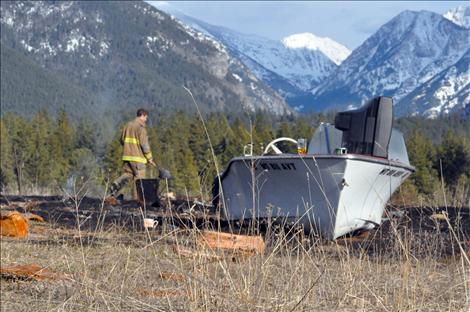 A March 31 private burn in Ronan grew out of control when the wind picked up.