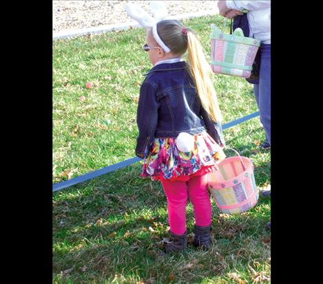 The Easter bunny is not the only one sporting a fluffy bunny tail at the Beta Easter Egg Hunt. 