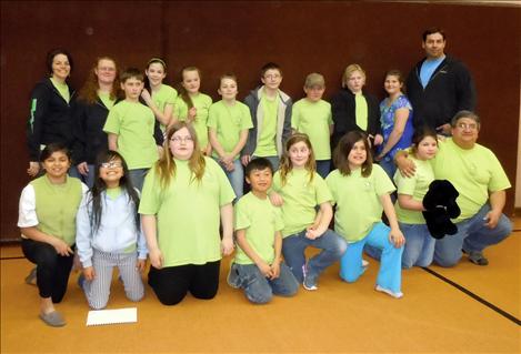 Junior Bible Quiz teams from Polson’s New Life Christian Center pose for a photo at the State meet in Helena.