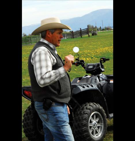 Craig Blevins stresses the importance of ATV safety.