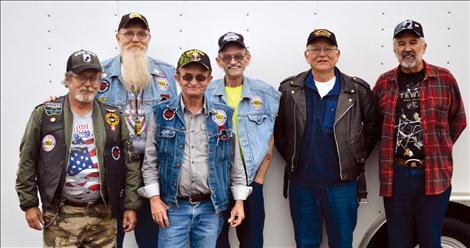 Linda Sappington/Valley Journal Veterans making the trek to the Vietnam Veteran’s Memorial Wall in Washington, D.C., include, from left, Dick Cordell, John Burgess, Terry Baker, Larry Baker, Steve Haag and Leroy Kelly. Also traveling, but not pictured, is Willa Burgess.