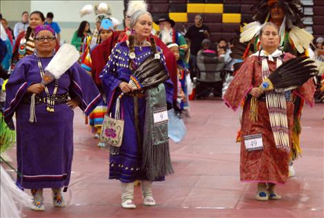 A spring powwow brings everyone together for dancing and visiting after a long winter, an elder explained.