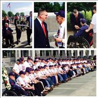 Walsh greets veterans on final Honor Flight