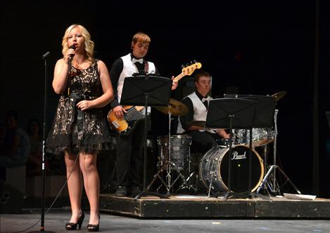 Hannah Kiehn and the Ronan High School Jazz Band perform "Beauty and the Beast."