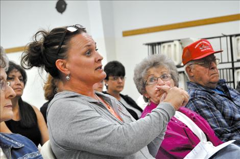 Former park and recreation director Jennifer Rolfsness criticizes the Ronan City Council’s handling of the proposed Highway 93 expansion.