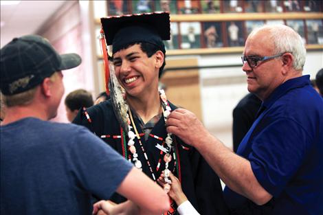 Ronan graduate Jarred Dupuis earned a $5,000 Confederated Salish and Kootenai Tribes Higher Education Scholarship.