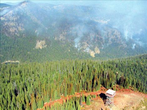 The Schley Creek fire remains relatively inactive at 88 acres, according to the Confederated Salish and Kootenai Tribes Division of Fire.