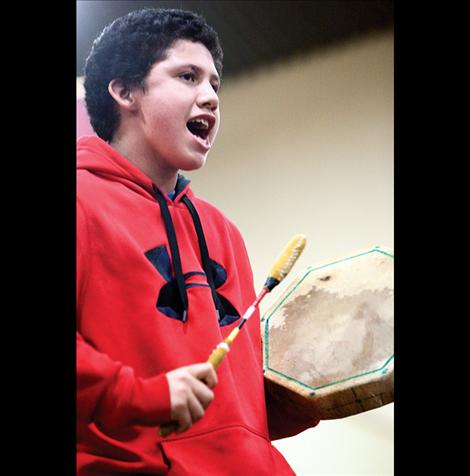 Two Eagle River School student Josiah Nichols