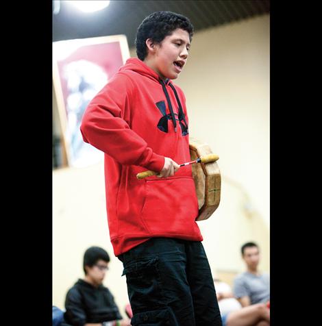 Two Eagle River School student Josiah Nichols