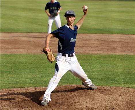 Mission Valley Mariner Derek Peel pitches his first no-hitter.