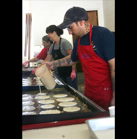 It was an all-you-can-eat pancake feast once folks paid the entry fee.