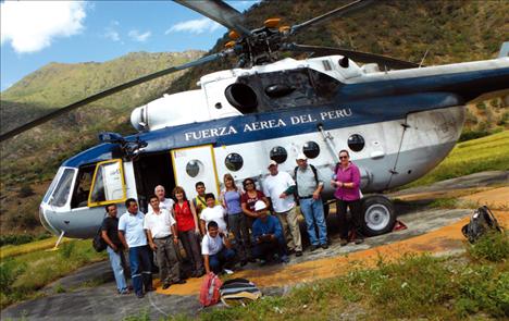 The Amazon Promise group prepares to load up and fly to the first village.
