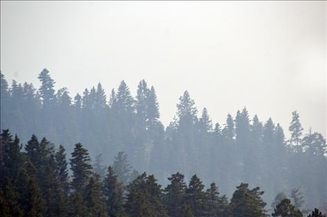 Smoke from Washington wildfires drifted into the Mission Valley last week, creating unhealthy air quality.