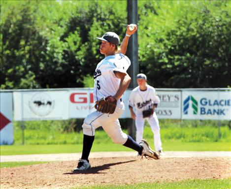 Bradley Pichler pitched the game of his life on his 19th birthday to start the Mission Valley Mariners on the road to an undefeated Districts title in Kalispell.