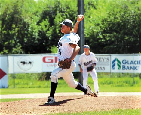 Bradley Pichler pitched the game of his life on his 19th birthday to start the Mission Valley Mariners on the road to an undefeated Districts title in Kalispell. 