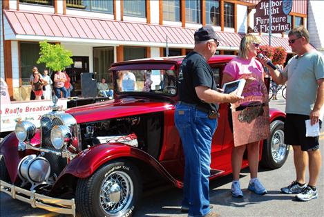 The winner for best of show went to Candy Johnson of Columbia Falls for her 1928 Dodge five-window coupe.