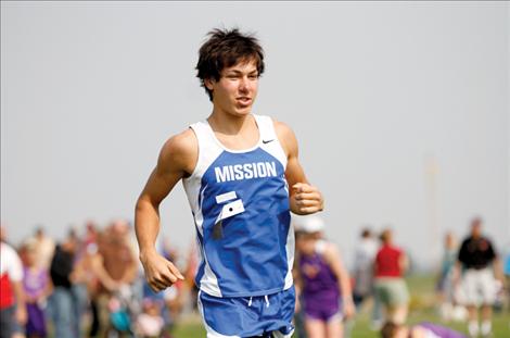 Bulldog Raymond Matt makes running look easy at the Ronan Invitational Sept. 15.