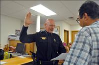 Ronan police chief takes oath 