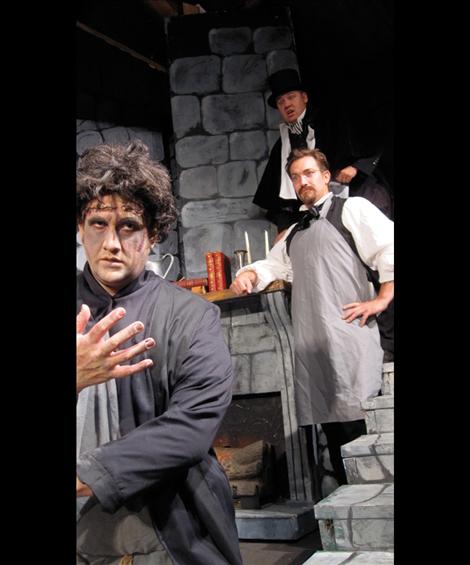 The “Frankenstein” cast of twelve includes Kyle Stinger as the “creature,” Forrest Niemeyer as Doctor Victor Frankenstein, and Steven Alexander in the role of Victors’ friend, Henry Clerval. 