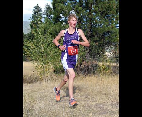 VikingDalton Delaney took first place at Arlee’s challenging meet.