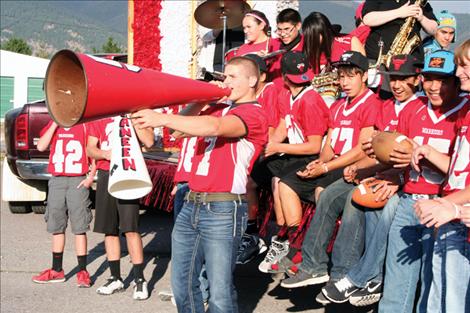 Arlee students show school spirit for homecoming festivities. 