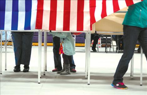 Polson residents vote Nov. 4 at Linderman Gym.