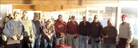 10 anglers for Fall Mack Days are David McDaniel, left, Terry Krogstad, Richard Kreis, Felix Gauci, Craig Morigeau, Scott Bombard, Phil Meredith, Tim Mooney, Larry Karper and Mike Benson.