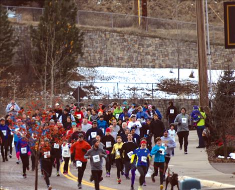 The 7th annual Turkey Trot begins on Thanksgiving Day in Polson.
