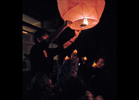 Sky lanterns will be lit and launched from Providence St. Joseph Medical Center on New Years Eve.