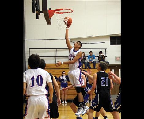 Bulldog Aaron Ahenakew led the Mission Bulldogs to victory at the Charlo-Mission Tip-off tourney, posting big numbers accross the board.