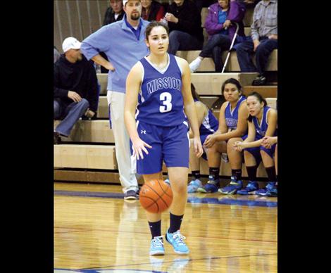 Lady Bulldog Irene Lopez high-scored for her team in both games played at the opening weekend tournament.