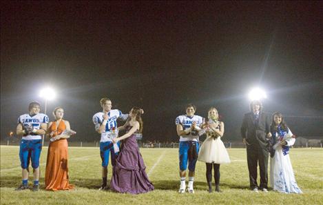 Mission’s 2012 homecoming candidates are, from left, Barret Sargent and Emyli Gillingham; Dylan Evans and Sara Nerby; Nikko Alexander and Stephanie Lewandowski; and Nick Johnson and Emily McCrea.