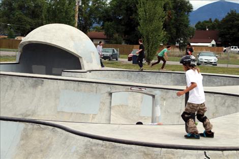 The “helmet” is one of the many challenging obstacles that make Polson’s Skatepark unique, but can be considered more for the advanced user. The new expansion would provide space better suited for beginners.