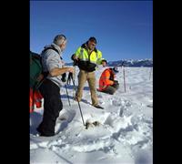 Search team trains trackers