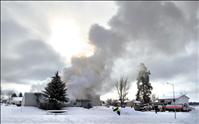 Families lose home in duplex fire