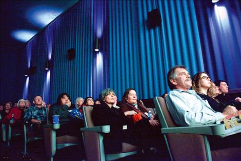 All eyes are fixed on the movie screen, absorbed in one of more than 90 films shown during the festival.