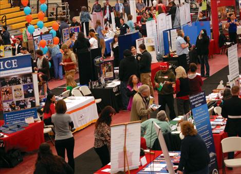 Career fair brings employers, potential employees together