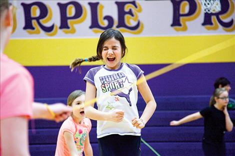 Myanna Taylor jumps rope to raise funds for the American Heart Association.