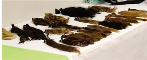 Ponytails cut at Lily’s fundraising event in March will be sent to the Pantene Beautiful Lengths program to be made into wigs for cancer patients.